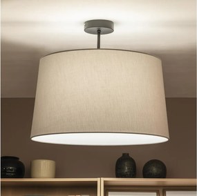 Brilagi - Lustră LED aplicată CERIA 1xE27/60W/230V Ø 45 cm negru/gri