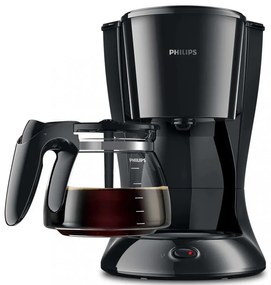 Aparat de cafea Philips HD7461-20-BL, 1000W, 1,2 L, Aroma Twister, Indicator de nivel al apei, Timer, Negru