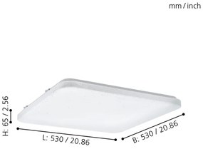 Eglo 98449 - Plafonieră LED FRANIA-S LED/49,5W/230V