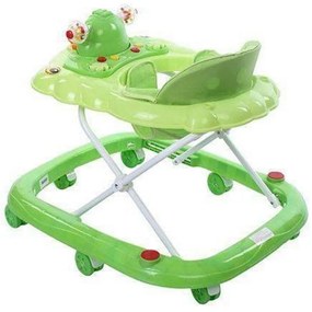 Premergator reglabil in 3 trepte NOVOKIDS™ Duckey, cu melodii, Ratusca, Pliabil, Verde