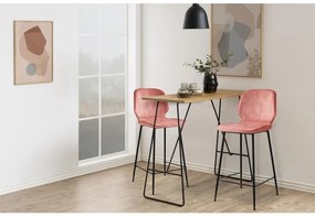 Scaun bar Rabal  (negru + roz). 1098708
