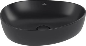 Lavoar pe blat Villeroy&Boch Antao TitanCeram Pure Black CeramicPlus 51x40 cm