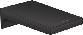 Pipa cada Hansgrohe Metropol negru mat 185 mm