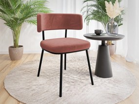 Scaun sufragerie Sorossa (teracotă + Negru) . 1103519