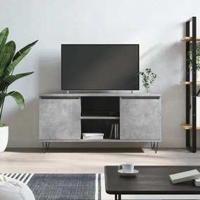 827016 vidaXL Comodă TV, gri beton, 104x35x50 cm, lemn compozit