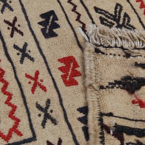 Covor kilim nomadic afgan Adarskan 125x188 covor de perete țesut manual