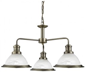 Lustra suspendata design clasic Bistro alama antique 1593-3AB SRT