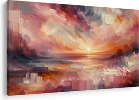 Tablou - Răsărit pictat (90x60 cm)
