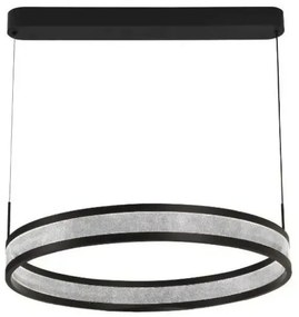 Lustră LED dimabilă pe cablu LED/45W/230V negru + telecomandă