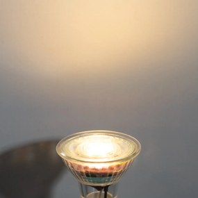 Set de 5 becuri LED GU10 50mm reglabile în Kelvin, transparente, 4,5W, 345 lm, 2000-2700K