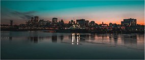Tablou cu oraș mare (120x50 cm)