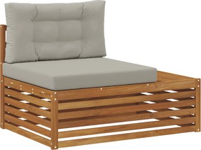 vidaXL Canapea de exterior cu braț final 3 Bucată 115 x 83 x 73 cm