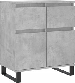 vidaXL Servantă, gri beton, 60x35x70 cm, lemn prelucrat