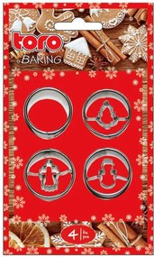 Toro Set forme prăjiturele de Crăciun, 4 buc
