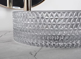 Lavoar Cristal gri deschis L35,5 cm