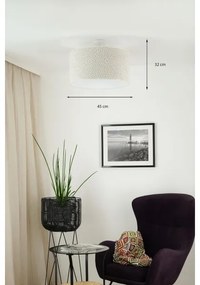 Lustră aplicată Brilagi BOUCLE ROLLER 1xE27/15W/230V d. 45 cm crem