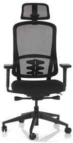 Scaun de birou Fiero, negru