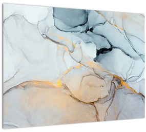 Tablou pe sticlă - Marmura (70x50 cm)