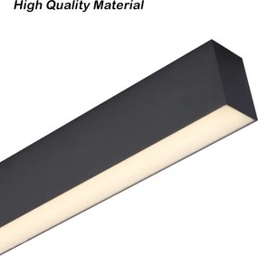 Brilagi - Plafonier LED dimabil SLEEKLINE LED/40W/230V Wi-Fi Tuya negru + telecomandă