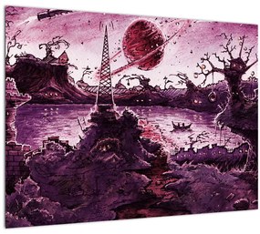 Tablou - Sat fermecat (70x50 cm)