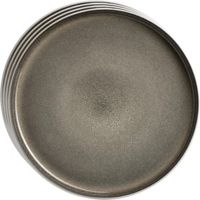 Set de farfurii plate Mäser Lunaria Brown 26 cm, 4 bucăți