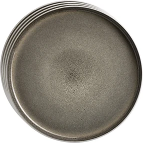 Set de farfurii plate Mäser Lunaria Brown 26 cm, 4 bucăți