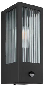 Aplică de exterior cu senzor GUNDULA 1xE27/60W/230V IP44 Globo 31980S