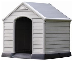 Căsuță pentru animale gri pentru câini 95x99 cm – Curver