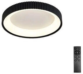 Brilagi - Plafonieră LED dimabilă FALCON MODERN, 30W/230V, 40 cm, neagră + telecomandă