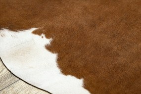 Covor Artificial Cowhide, Vaca G5070-2 maro alb din piele