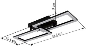 Plafonieră LED Globo 67328-20O SAPENA LED/20W/230V