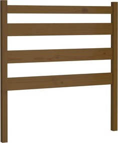 vidaXL Tăblie de pat, maro miere, 106x4x100 cm, lemn masiv de pin