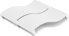 vidaXL Saltea cu arcuri bonnell, fermitate medie, 200x200 cm