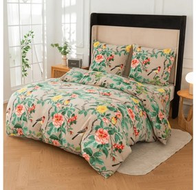 Lenjerie cocolino PETALIA bej Dimensiune lenjerie de pat: 70 x 80 cm | 140 x 200 cm