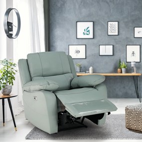 Fotoliu de relaxare, piele / piele ecologică neomint, VIVAN
