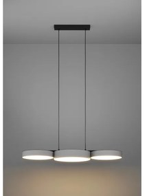 Lustră LED RGBW dimabilă pe cablu Eglo 900856 BARBANO-Z 3xLED/7,5W/230V gri