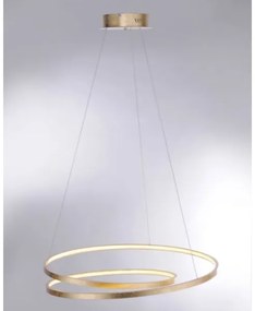 Lustră LED dimabilă pe cablu ROMAN LED/40W/230V aurie Paul Neuhaus 2474-12