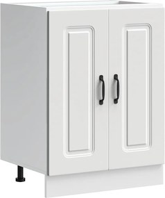 vidaXL Dulap de bază pentru chiuvetă „Kalmar” alb lemn de prelucrare