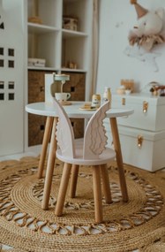Set masuta cu scaun copii ingeras roz