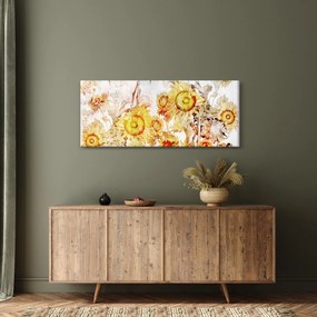 Tablou - Floarea-soarelui,pictură (120x50 cm)