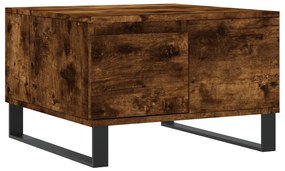 vidaXL Măsuță de cafea, stejar afumat, 55x55x36,5 cm, lemn prelucrat