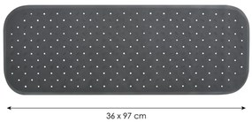 Spirella Covoraș de baie anti-alunecare CLASSPremium, gri, 36 x 97 cm