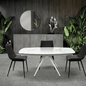 COMODA BLAT STATUARIO - GRI CIMENT