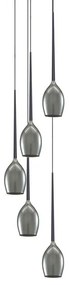 Lustra moderna Izza 5 fumurie ZZ AZ2939