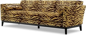 Canapea design LUX Flux, maro Tigris