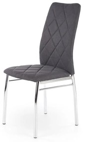 Scaun tapitat K 309 gri inchis, 43x57x97 cm