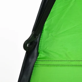 Cort de Dus Outsunny pentru Exterior cu Usa cu Fermoar, Geanta pentru Transport, 126x124x189cm, Verde | Aosom Romania
