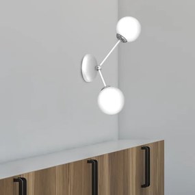 Aplică JOY 2xE14/40W/230V alb/crom lucios