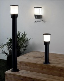 Stalp de iluminat exterior stil modern H-45cm Tucson 0598-450GY SRT