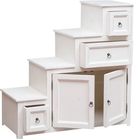 Comoda mica tip scara, L94 41 H97 cm, stanga